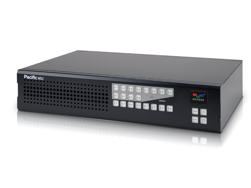 AVITECH Kreuzschienen/ Multiviewer Gehäuse 5 Slot 12x8 Pacific MS-2C